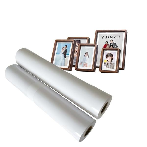 Cheap 190gsm Aqueous Ink RC Photo Paper Roll For Printing for sale