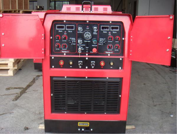 Cheap WD800 Engine Driven Welding Machine 400Ax2 Dual Operator For Pipeline for sale