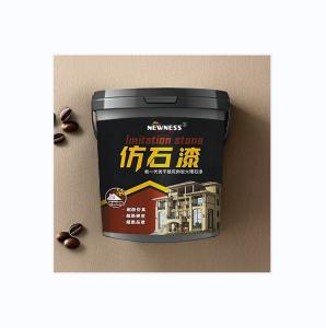 Best Spray Application Method Water Natural Rock Chips Effect Paint for Granite-like Finish wholesale