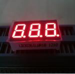 Three Digit 7 Segment Led Display Pure White Small Seven Segment Display For