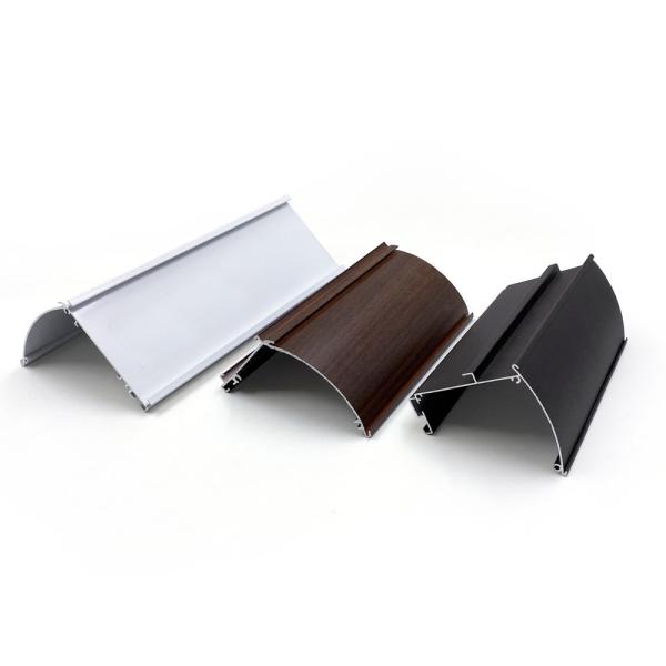 T6 Architectural Aluminium Profiles Venetian Blind Components Curtain Rail