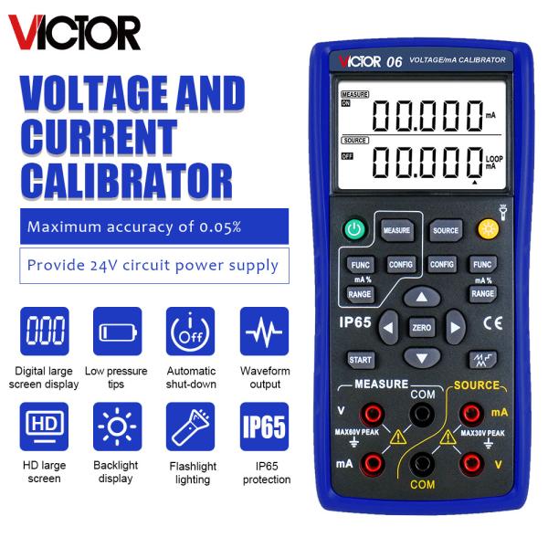 VICTOR 06 V/mA calibrator measure DCV DCA simulating output DC voltage, DC