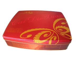 China 0.22mm Small Rectangular Tin Containers PMS Empty Tin Box on sale