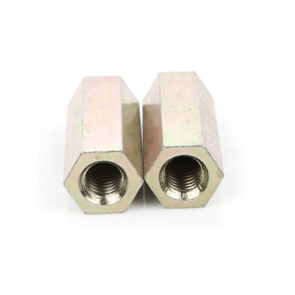 Cheap Color Zinc Plated Long Hex Coupling Nuts DIN6334 Hex Long Nut Connecting Nut for sale