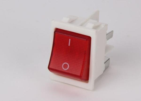 Cheap Long Life White Rocker Switch , 16A  250v Rocker Switch Power Control T85 for sale