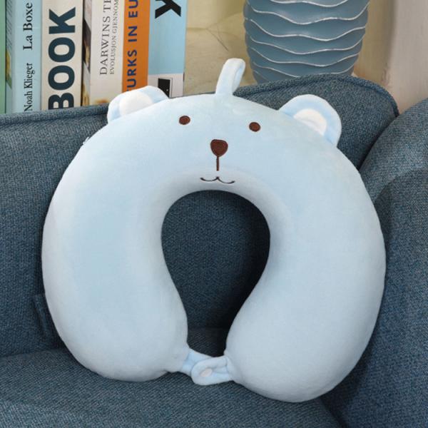 Cheap MSEE Memory Foam Neck Support Pillow Roll Foam Travel With Customized Color for sale
