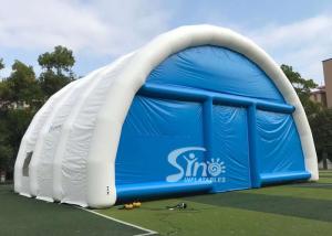 China 15m X 15m White N Blue Large Airtight Inflatable Wedding Party Tent With Best Material From China Inflatable Factory on sale