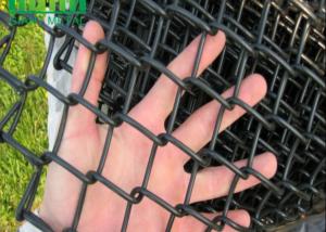 China Pvc Coated Decorative Garden Perimeter 2mm Chain Link Wire Mesh Fencing on sale