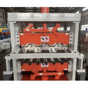 Double Layer Deck Floor Roll Forming Machine Chain Drive 2 Inches 3 Inches Compsite