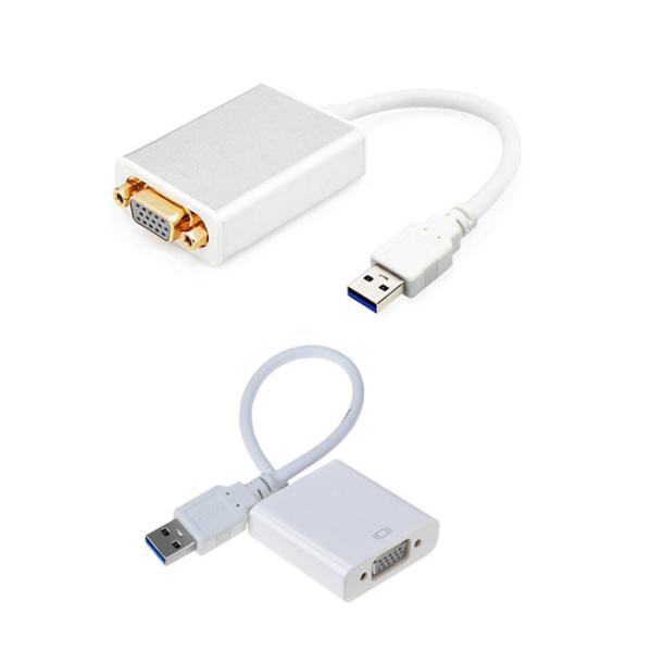 Cheap USB to VGA female projector cables wires data lines link high quality China top for sale