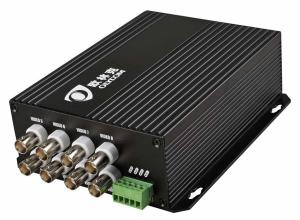 China 1550nm Fiber Optical Hd Video Converter With RS485 Data 8ch Port 1080p AHD CVI TVI 20km Bnc Extender on sale