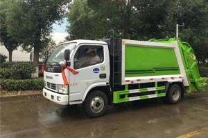 Best 5 Cubic Trash Dump Truck 4x2 High Performance Side Loader Garbage Truck wholesale