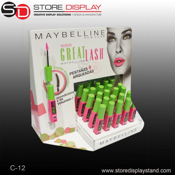 Cheap lip gloss display box,tabletop display box for lipgloss for sale