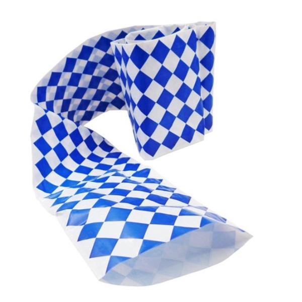 Food Grade Sausage Plastic Casing Low Cost Flexography Printing Packaging Color