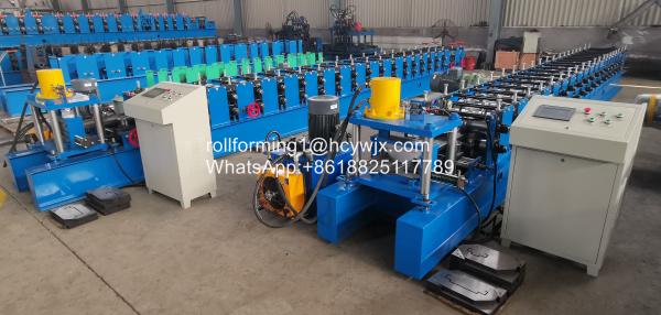 Cheap 15KW China Driving PLC Control Door Frame Roll Forming Machine for sale