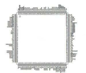 Integrated Circuit Chip 32-Bit Modular Microcontroller  MC68332GCFC MOTOROLA QFP