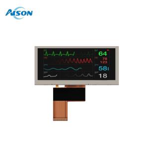 Best 3.9 Inch Bar Type LCD Display 480x128 Medical LCD Display SPI/MCU Interface wholesale