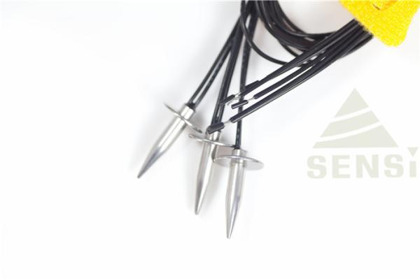 Cheap Sharped Stainess Steel Probe NTC Temperature Sensor Fast Response High Delicacy for sale