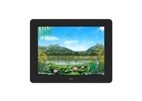 Cheap High Resolution 12 Inch White Color Digital Photo Frame with Multi OSD Language and 1*USB2.0 I/O Interface for sale