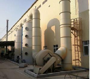 Best Four Sockets Acid Fume Extraction System Empty Tower Wind Speed 1.5 M/S wholesale