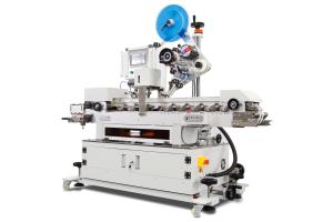 220V Industrial Automatic Labeling Machine Conveyor Belt Driven Type