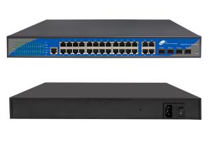 China Managed POE Ethernet Switch , Power Over Ethernet Switch 24 Port on sale