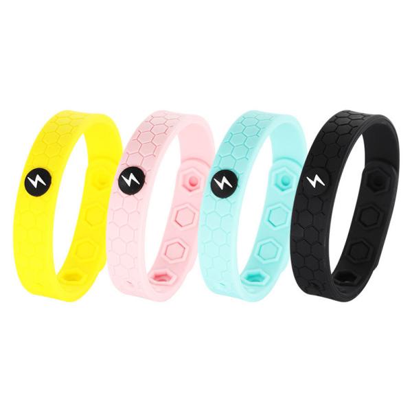 Cheap Adjustable Anti Static Wristband Improve Sleep Silicone Static Strap Balance Energy Waterproof Anti-Static Wrist Strap Anti Static Wrist Strap for sale