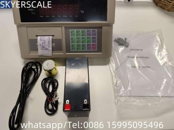 Cheap A9P Indicator With Printer Stock Live Stock Scale Weighing Indicator for sale