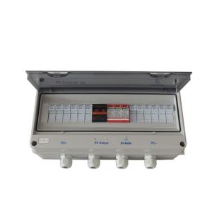 China HT 18 Way IP65 Waterproof Outdoor Electrical Enclosure Plastic Distribution Solar PV Combiner Box on sale