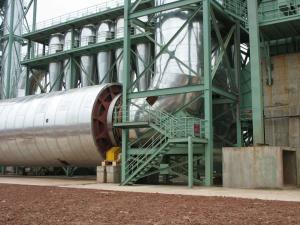 Efficient Particle Board PB OSB Single Pass Rotary Drum Dryer