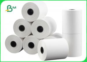 Best 70gsm 80gsm Thermal Paper Roll For POS / ATM Printer 80 x 80mm Smooth Surface wholesale