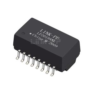 Pulse H2019FNLT Compatible LINK-PP LP2019ANL 10/100 Base-T Single Port SMD 16 PIN PoE Ethernet Telecom Transformer
