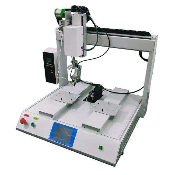 Cheap YS-HX542 Automatic 4 Axis Dual-Platform PCB Soldering Machine Wire Soldering Machine for sale