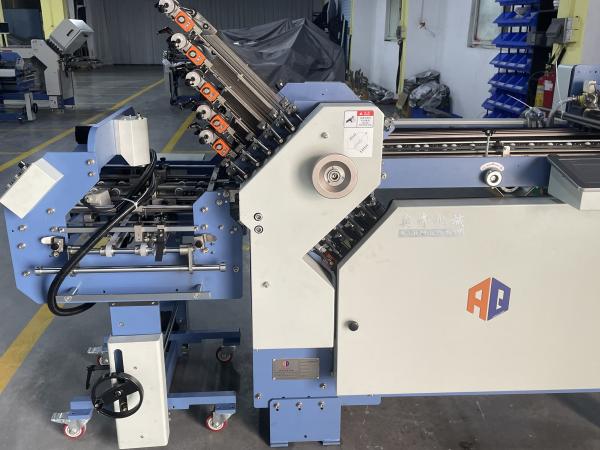 Cheap 380V Cross Folding Machine , Auto Paper Folder With Touch Screen Control Interface for sale