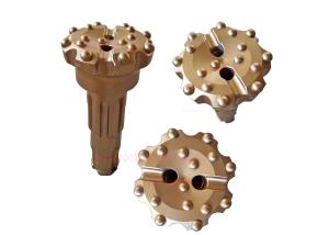 5 Inch DTH Drilling Tools High Air Pressure DTH Rock Drill Bit Customized Color