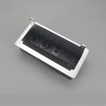 USB 3.0 data Mount in desk modular brush flip up power socket
