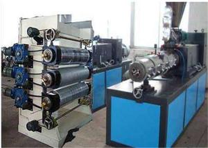 PE PP WPC Wood Plastic Sheet Extrusion Line , Plastic Sheet Making Machine