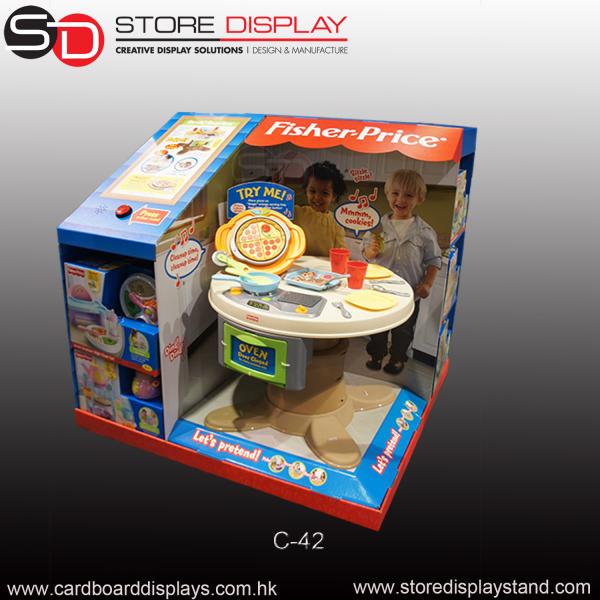 Cheap customized PDQ toys tabletop display box for sale