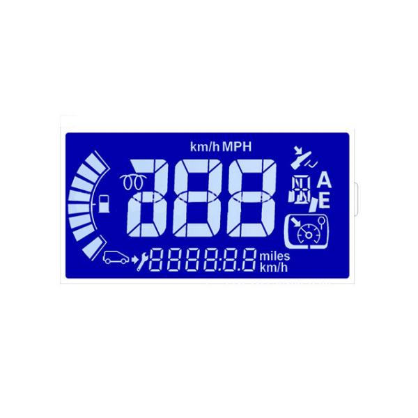Cheap TN 6 O'Clock Monochrome Transflective Custom Lcd Display For Instrument for sale