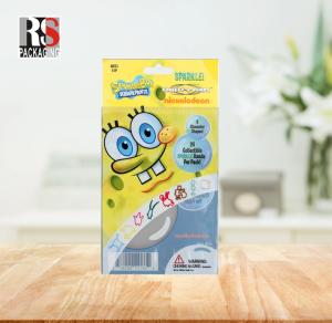 China Customize Mini Header Plastic Bags With Self Adhesive Seal Jewelry Earrings Packing OPP Bag on sale