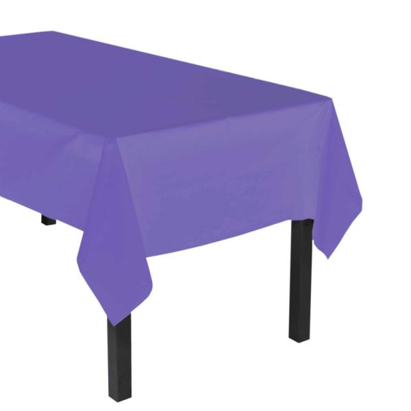 Cheap Heavy Duty Disposable Solid Color Plastic Table Cover for Rectangle Tables for sale