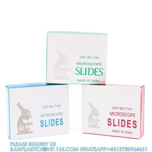 China Blank Microscope Glass Slide For Biology Experiment Microscope Frosted End Slides Prepared 7105 7109 on sale