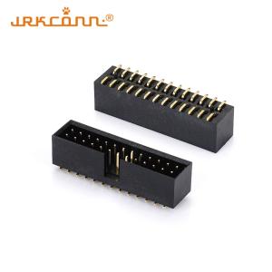 China 64P Box Header Connector Connectors Dip Type Dual Row Shrouded Pin Header on sale