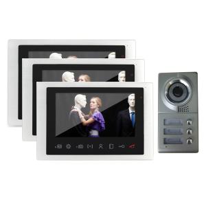 Best 10.1&quot; IR Night Vision Video Door Phone Home Security Intercom Doorbell video intercom system for 3-apartments wholesale