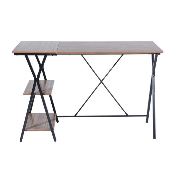 Cheap Computer Kd 105cm Bamboo Writing Desk With Metal Frame for sale