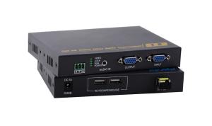 VGA Fiber Extender with USB keyboard and mouse