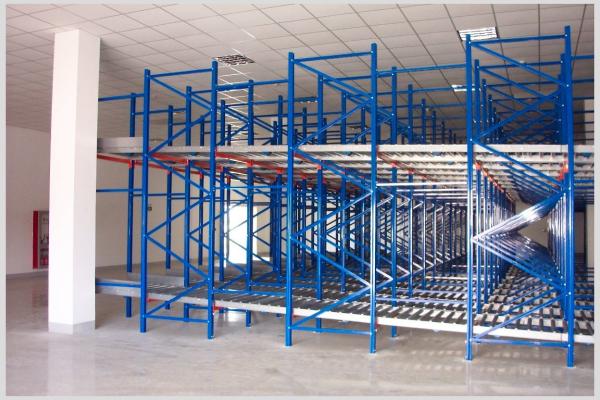 Cheap Smart Sliddling Gravity Flow Racks Gravity Feed Pallet Racking for sale