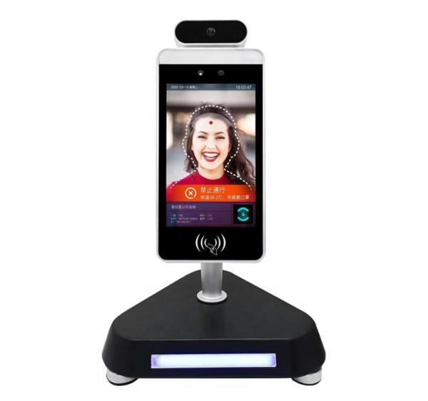8 Inch Android Terminal With Facial Recognition And Body Temperature Testing For