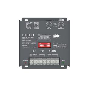 Led DMX Decoder Constant Voltage DC12V-24V 6A*4CH RJ45 4 channel output