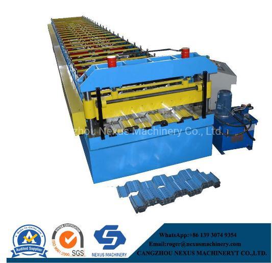 Cheap                  Metal Floor Decking Roll Former /Steel Decking Floor Sheets Machines /Decking Sheets Machine for Construction Roll Forming Machine              for sale